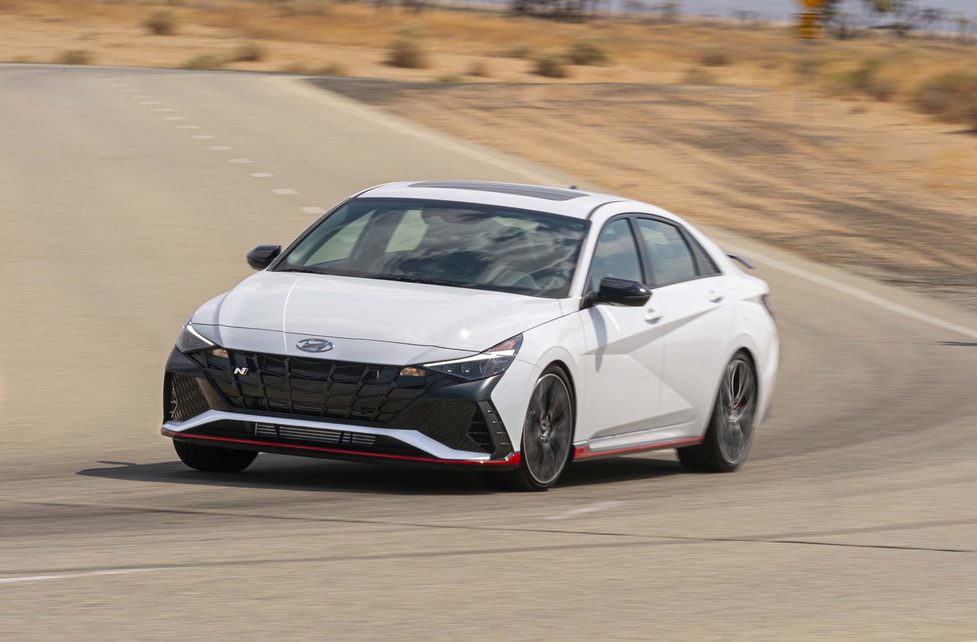 Download 2022 Hyundai Elantra N - Front Three-Quarter HD Wallpaper 1920x1261 #10