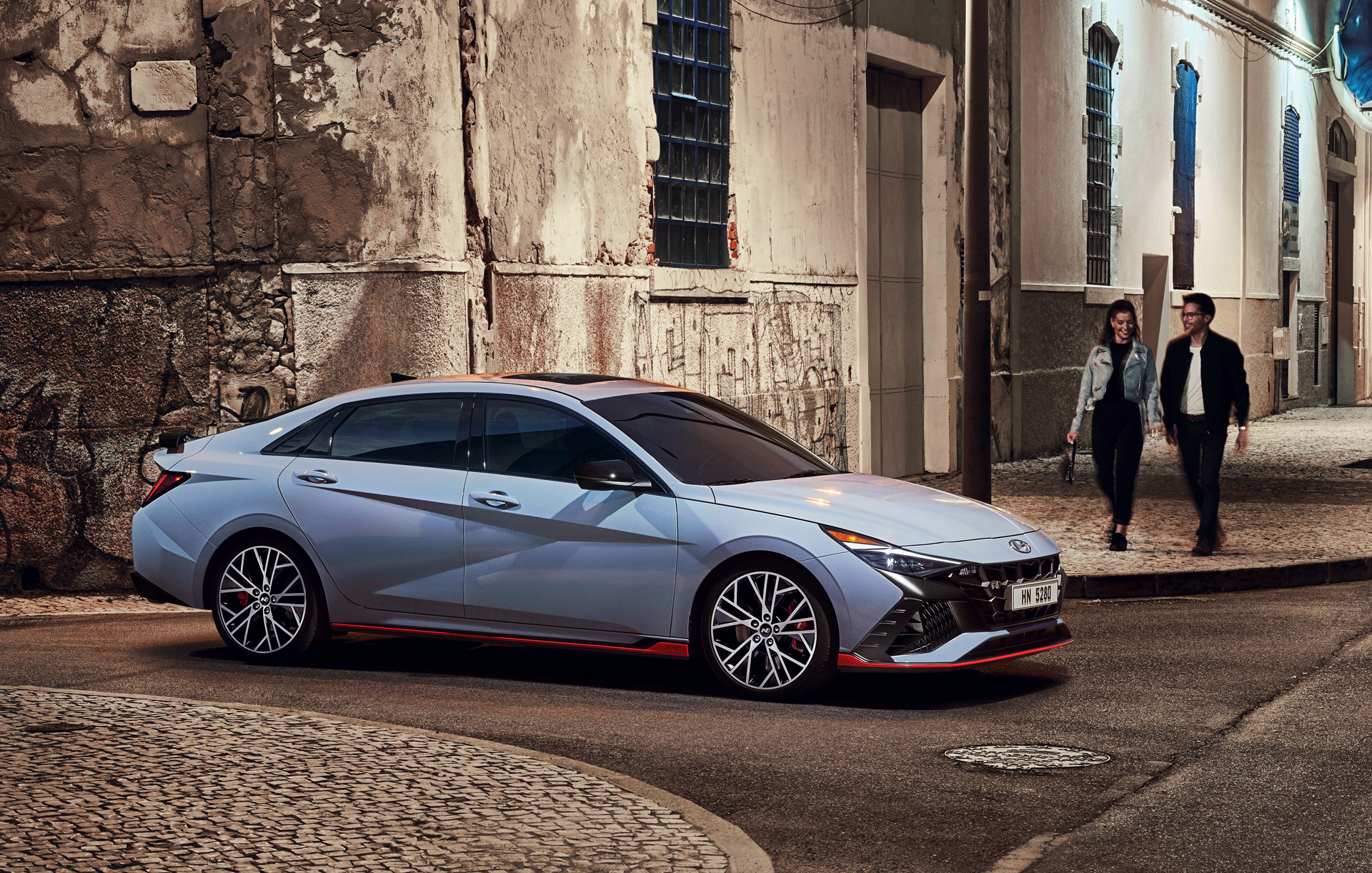 Download 2022 Hyundai Elantra N - Front Three-Quarter HD Wallpaper 1920x1222 #79