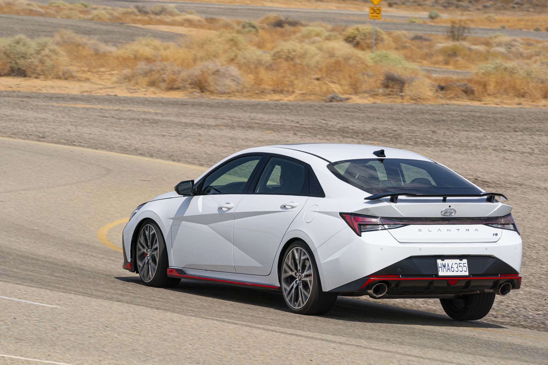 Download 2022 Hyundai Elantra N - Rear Three-Quarter HD Wallpaper 1920x1280 #13