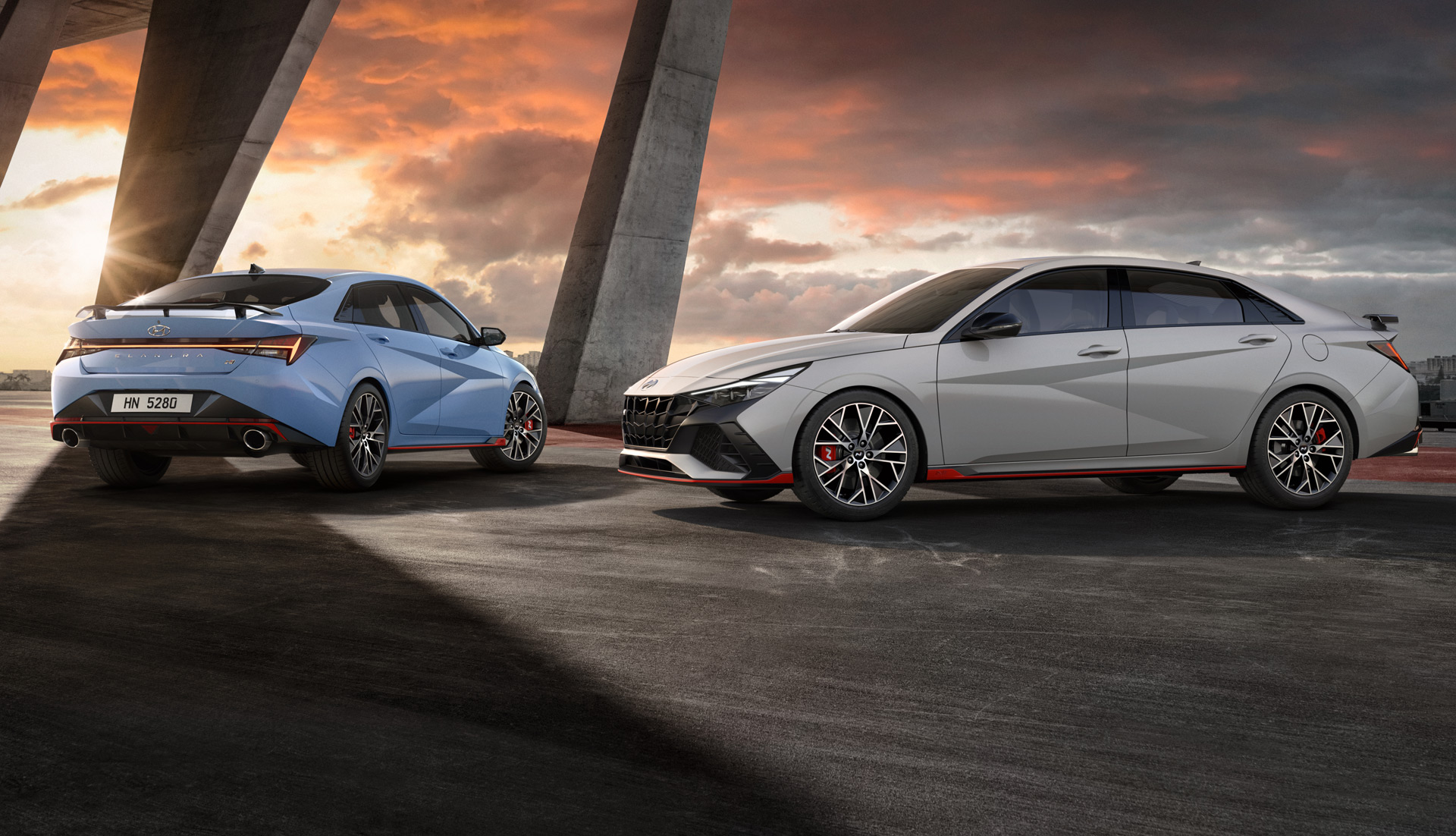 Download 2022 Hyundai Elantra N - Rear Three-Quarter HD Wallpaper 1920x1102 #82