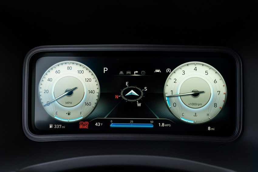 2022 Hyundai Kona Limited - Instrument Cluster Wallpaper 850x567 #13