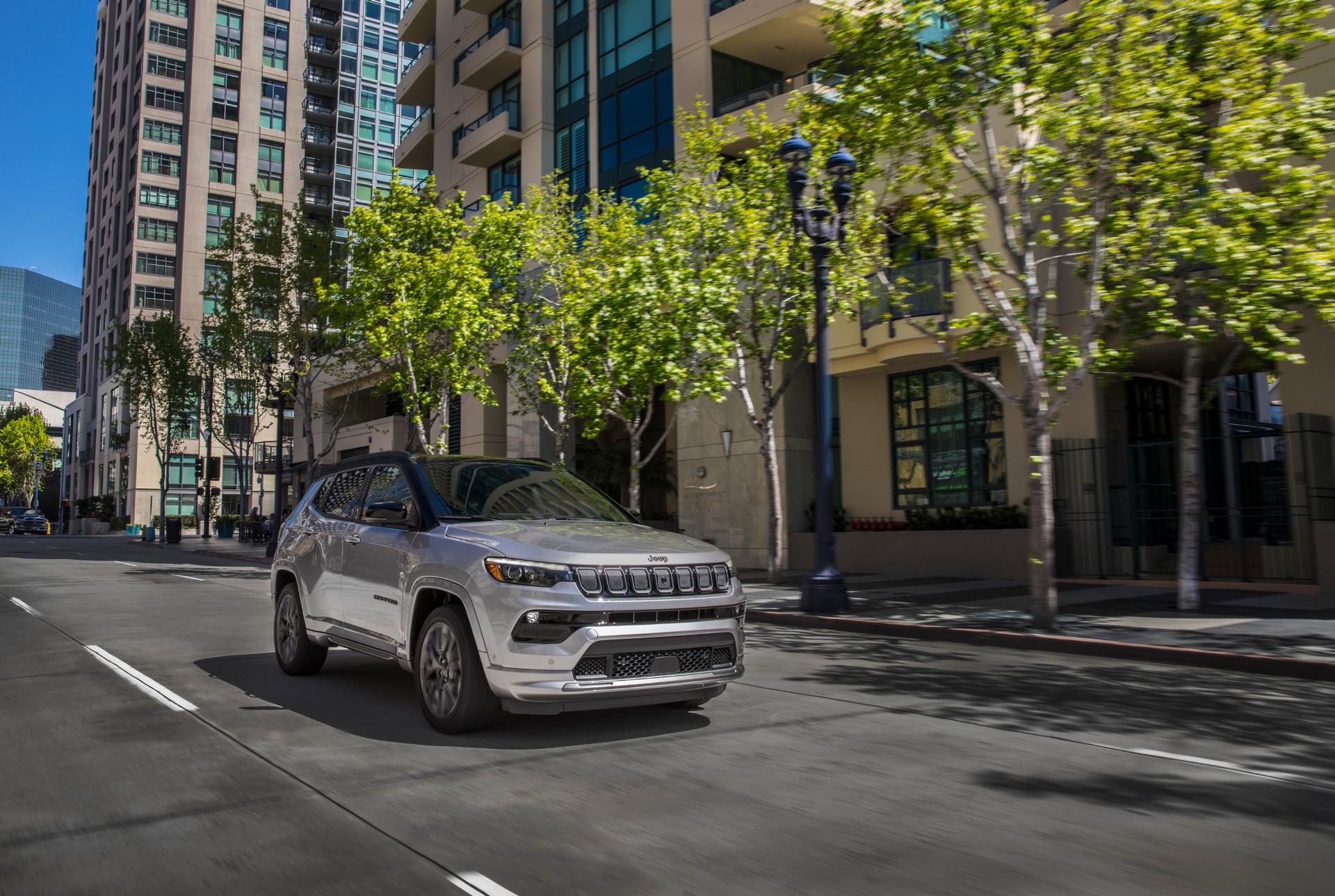 Download 2022 Jeep Compass High Altitude - Front Three-Quarter HD Wallpaper 1920x1289 #5