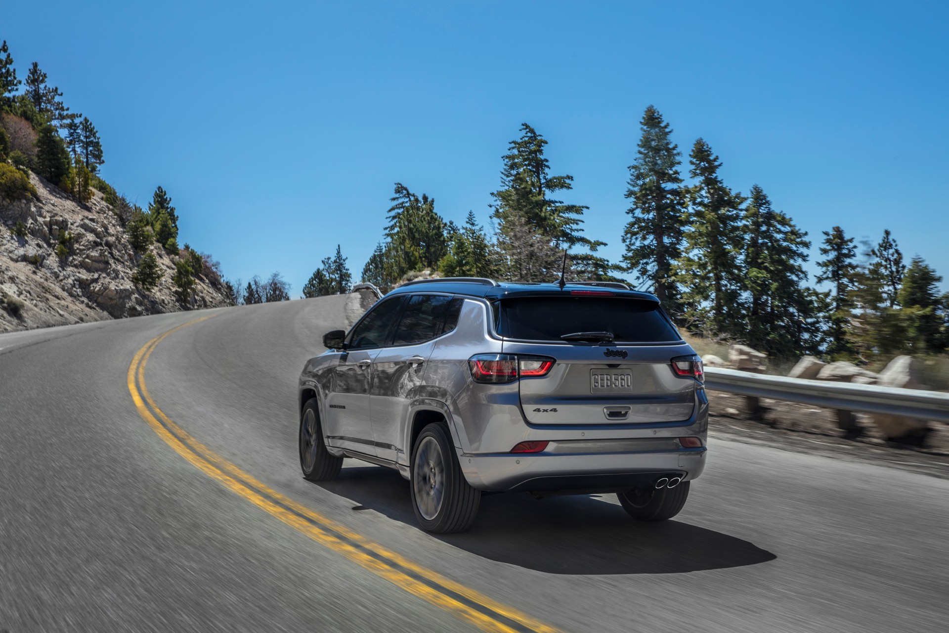 Download 2022 Jeep Compass High Altitude - Rear Three-Quarter HD Wallpaper 1920x1280 #2
