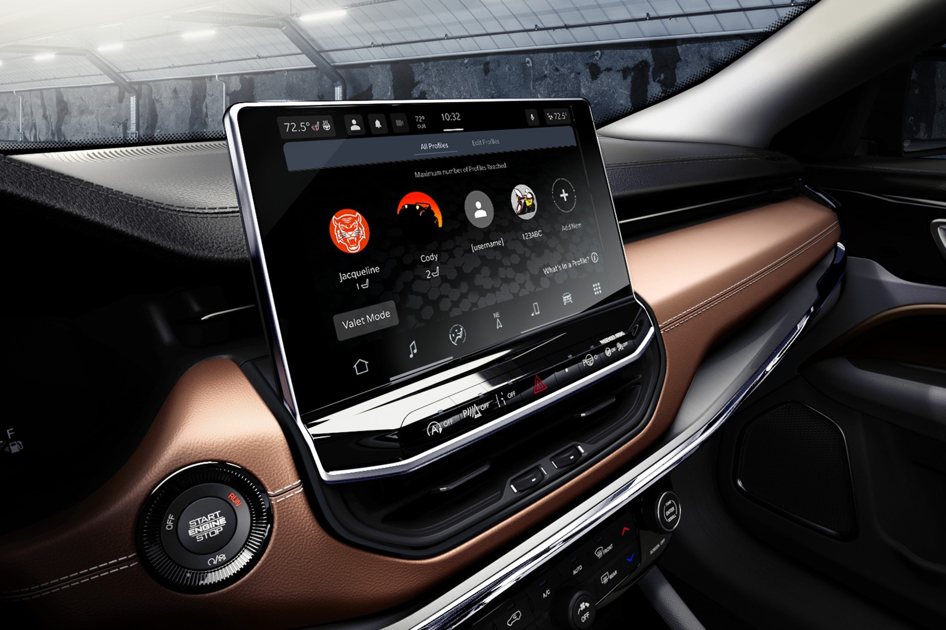 Download 2022 Jeep Compass Trailhawk - Central Console HD Wallpaper 1921x1281 #27