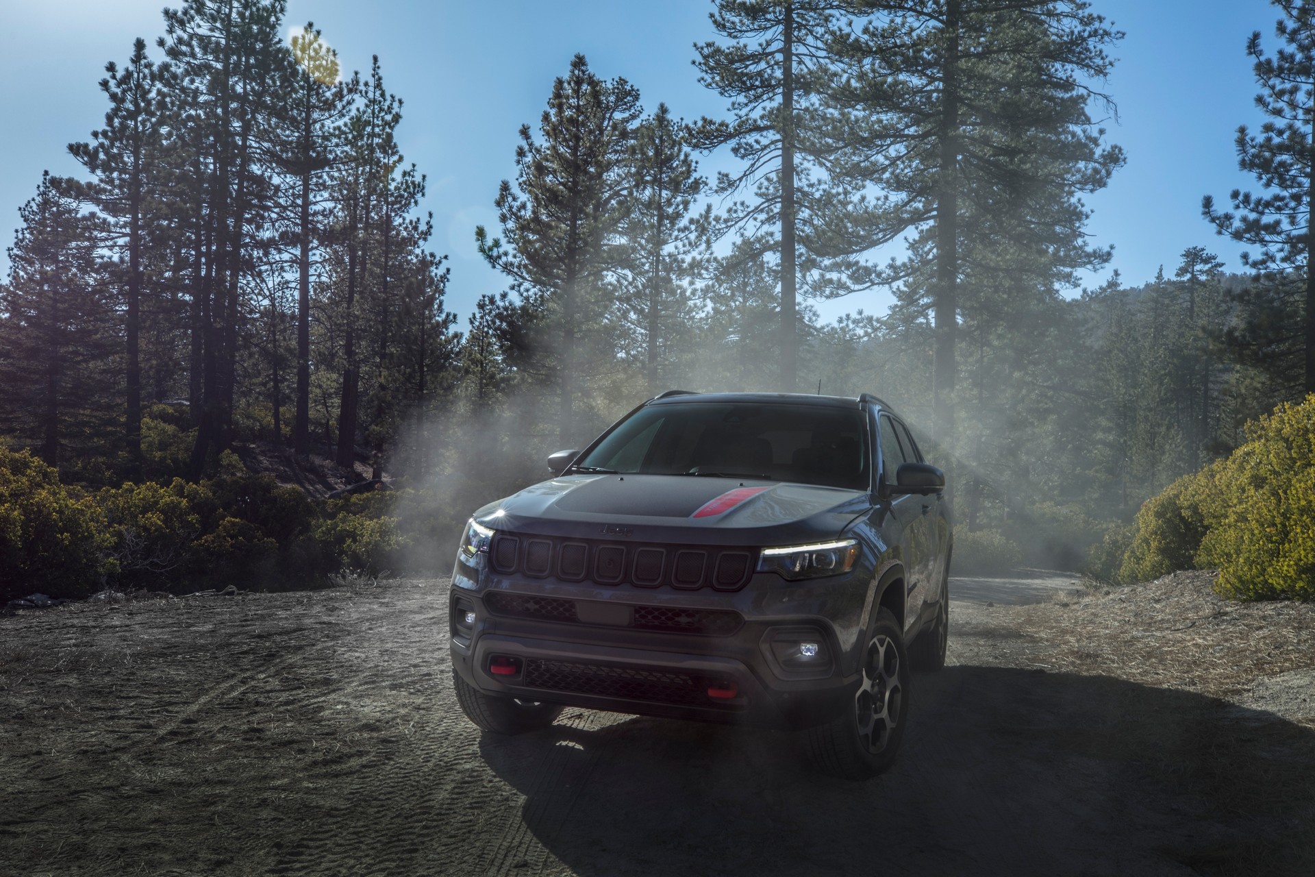 Download 2022 Jeep Compass Trailhawk - Front HD Wallpaper 1920x1280 #1