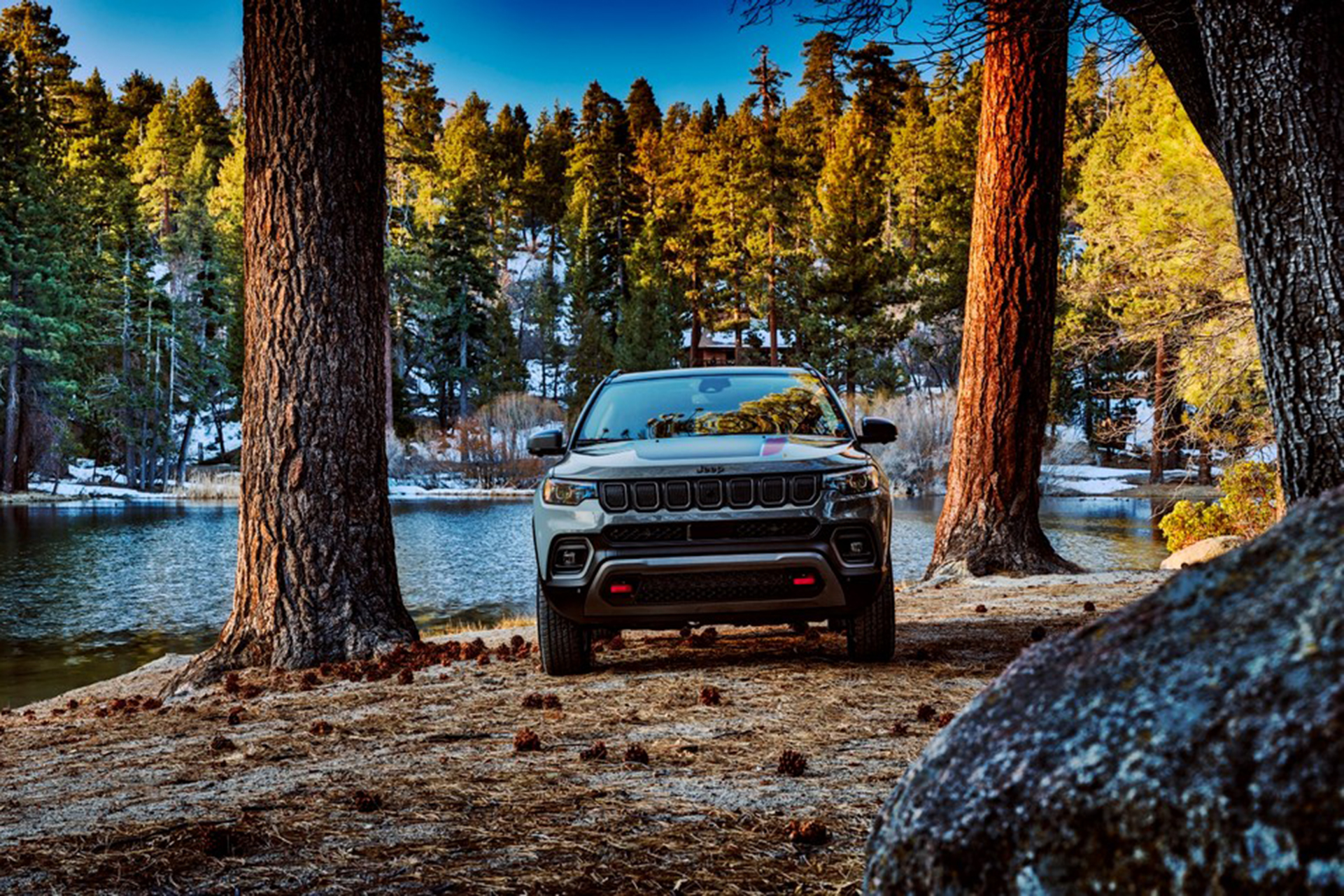 Download 2022 Jeep Compass Trailhawk - Front HD Wallpaper 1921x1281 #9