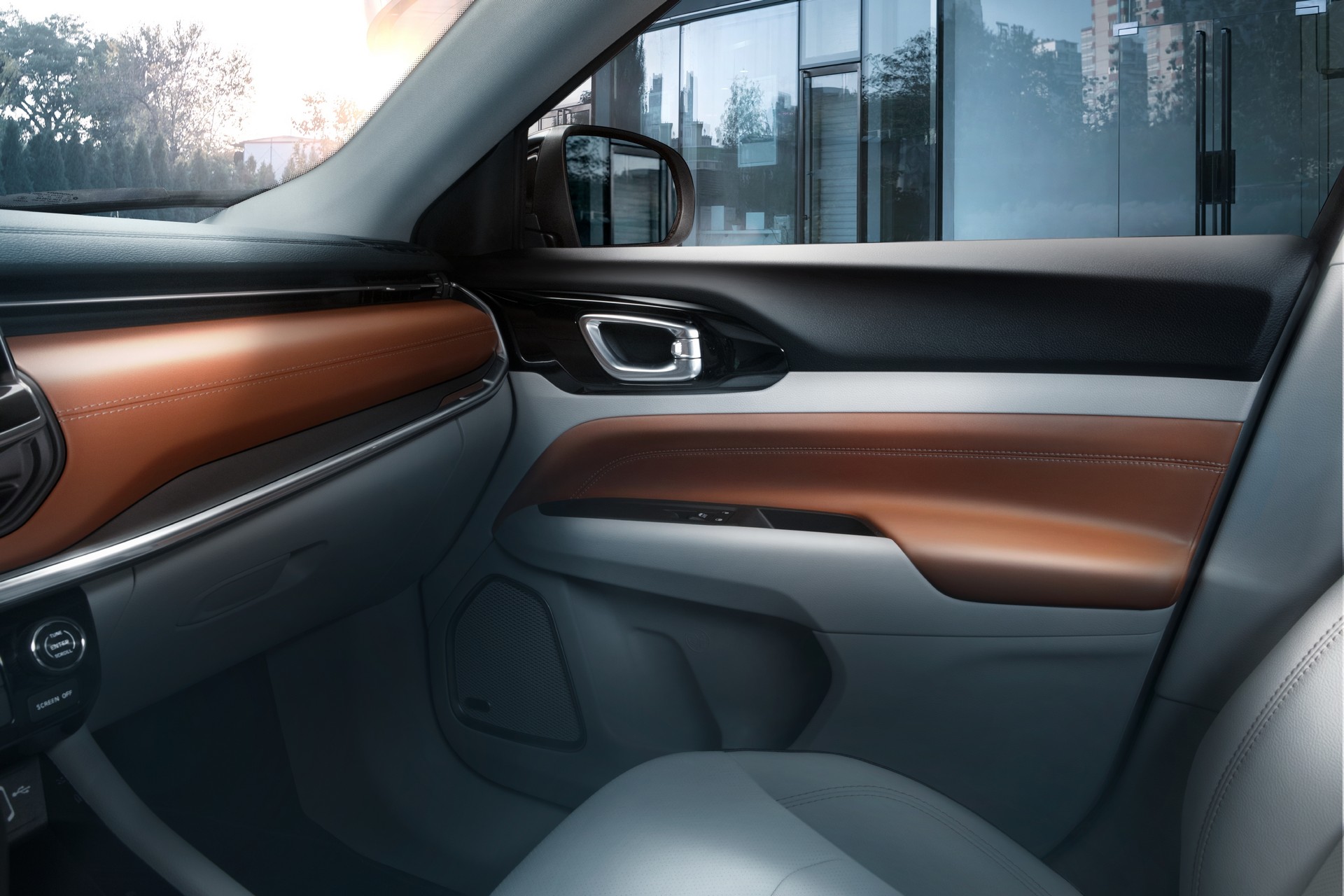 Download 2022 Jeep Compass Trailhawk - Interior, Detail HD Wallpaper 1920x1280 #34