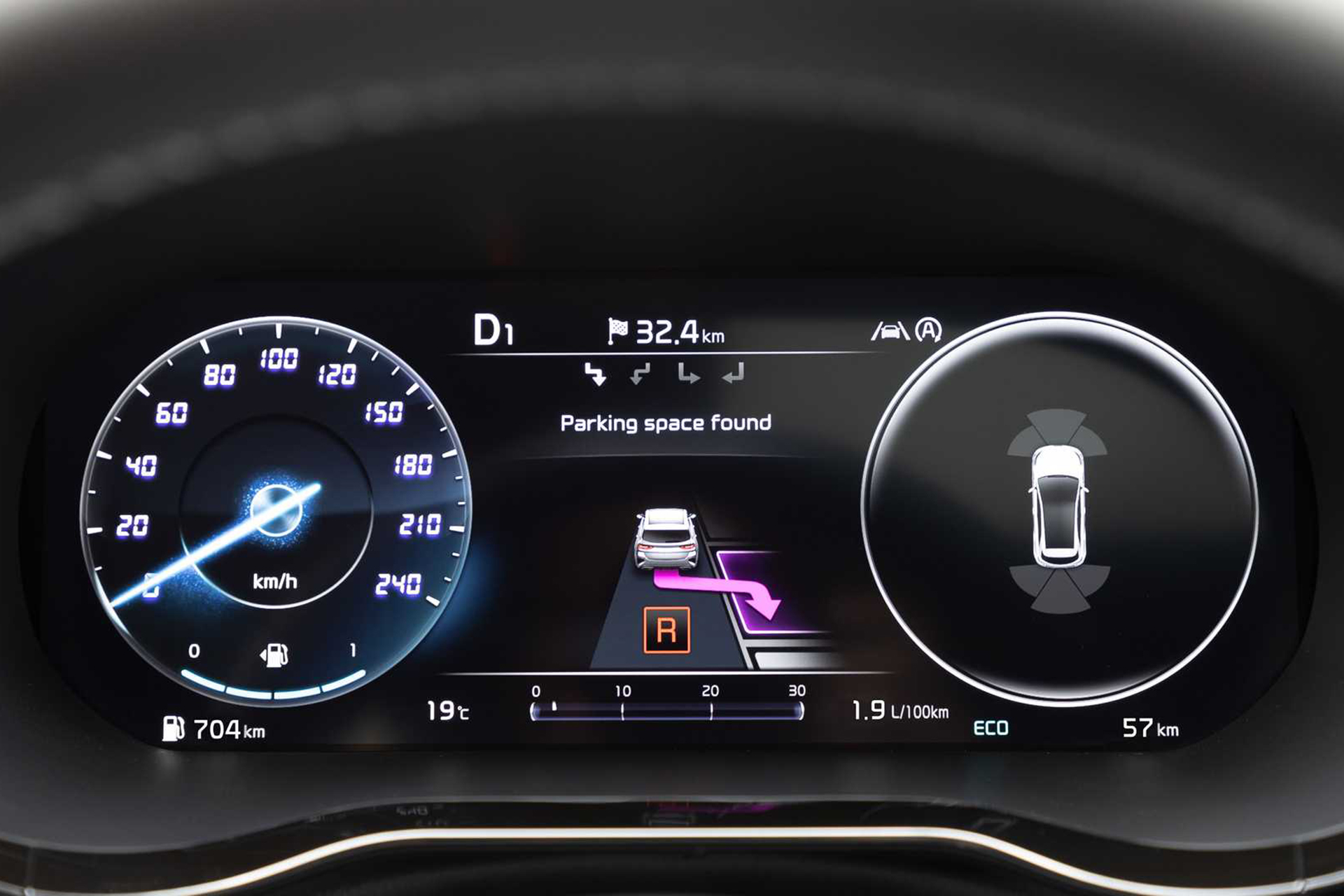 Download 2022 Kia Ceed GT-Line - Digital Instrument Cluster HD Wallpaper 1920x1280 #18