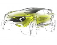 2022 Kia Sportage GT-Line - Design Sketch Wallpaper 190x150
