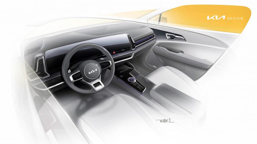 2022 Kia Sportage GT-Line - Design Sketch Wallpaper 850x478 #62