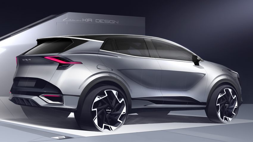 2022 Kia Sportage GT-Line - Design Sketch Wallpaper 850x478 #52