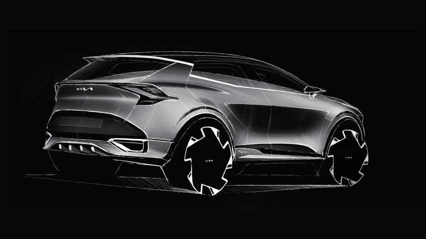 2022 Kia Sportage GT-Line - Design Sketch Wallpaper 850x478 #55