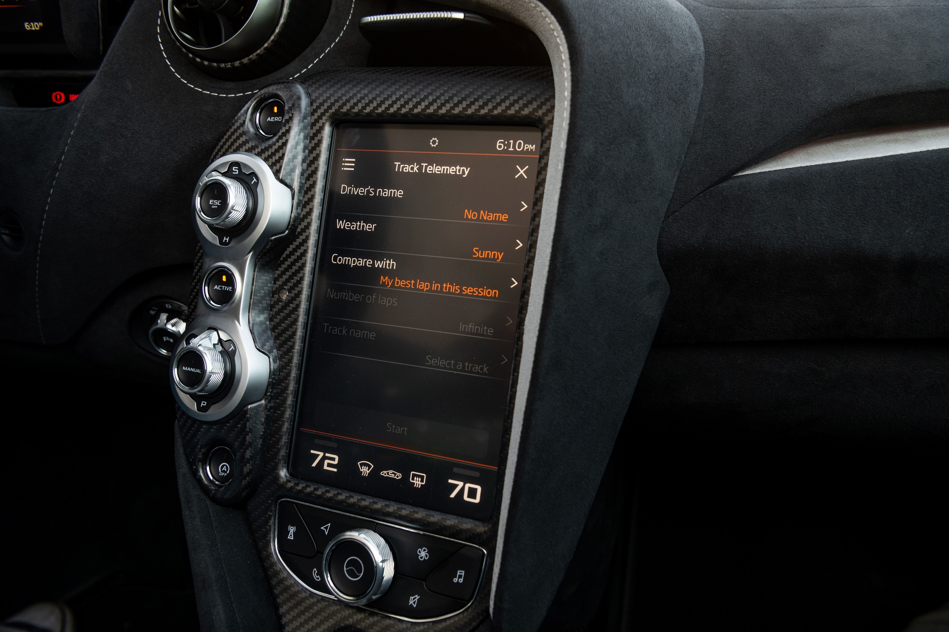 Download 2022 McLaren 765LT Spider - Central Console HD Wallpaper 1920x1280 #88