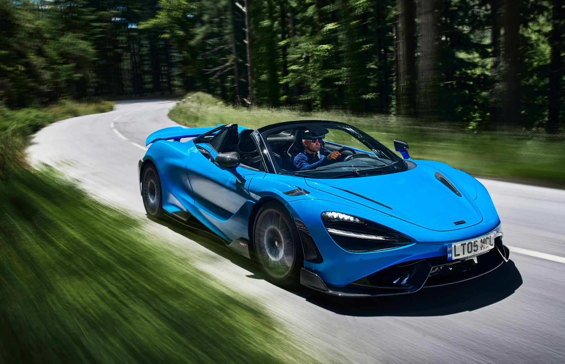 Download 2022 McLaren 765LT Spider - Front Three-Quarter HD Wallpaper 1920x1236 #1