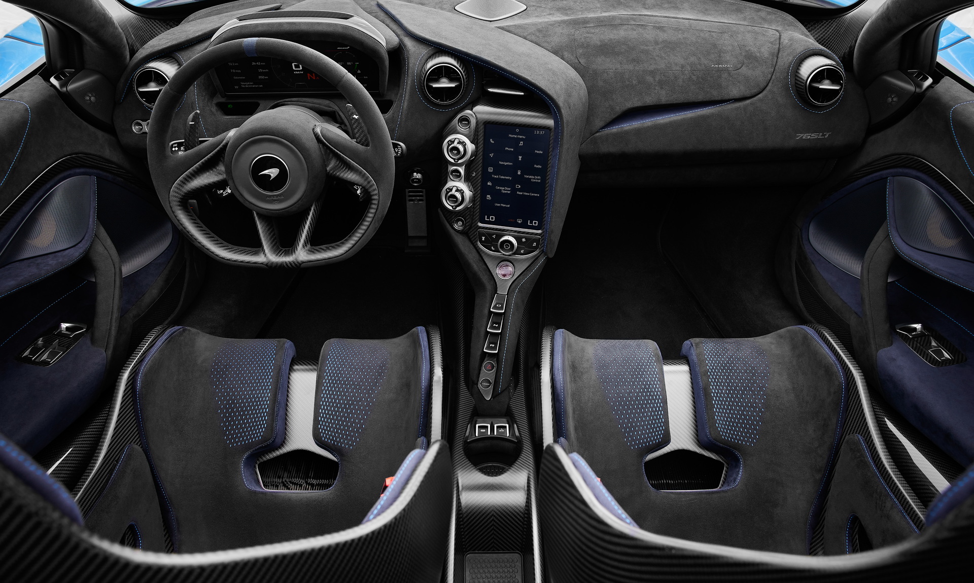 Download 2022 McLaren 765LT Spider - Interior, Cockpit HD Wallpaper 1920x1149 #25