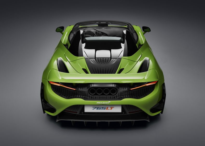 2022 McLaren 765LT Spider - Rear Wallpaper 850x606 #30