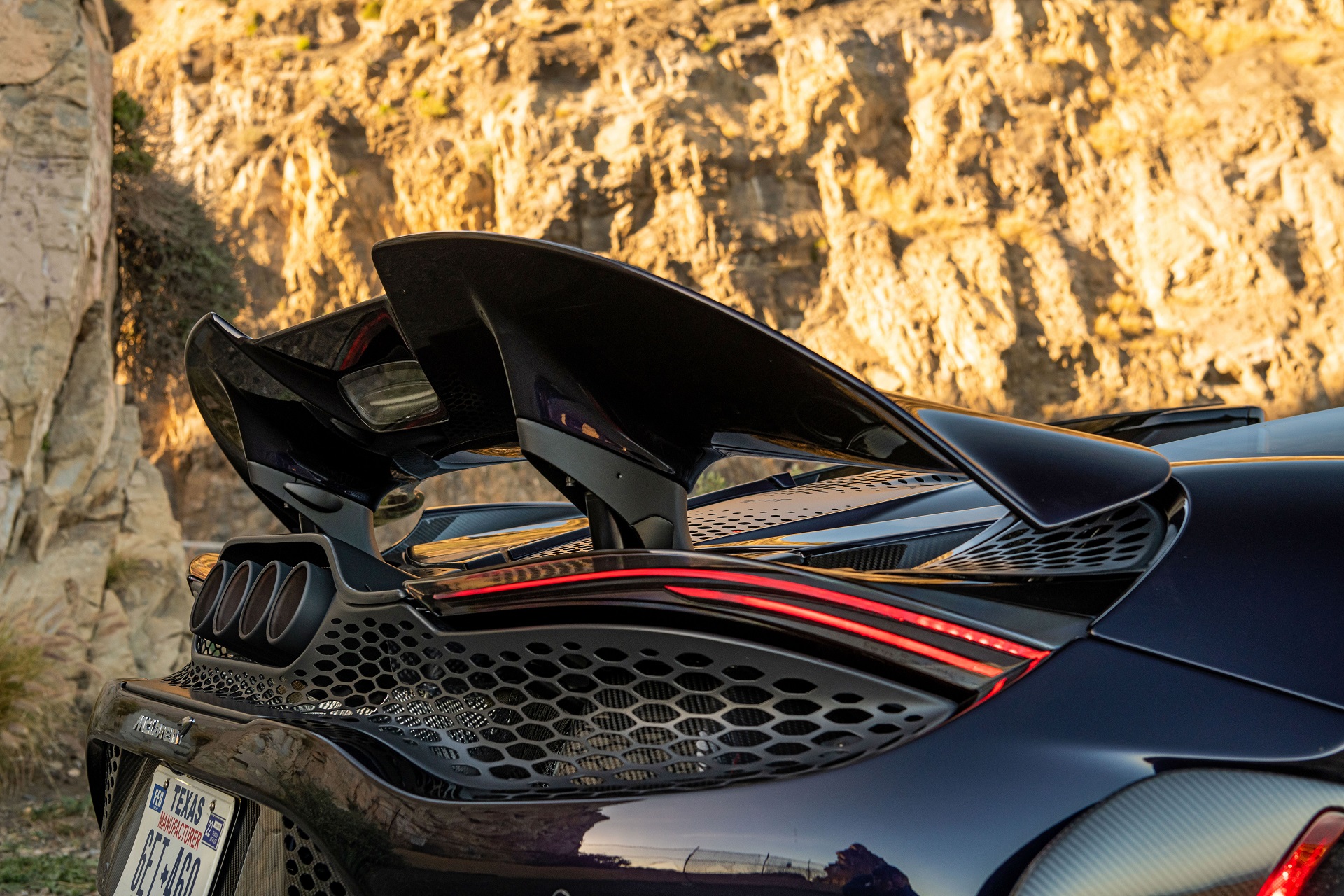 Download 2022 McLaren 765LT Spider - Spoiler HD Wallpaper 1920x1280 #74