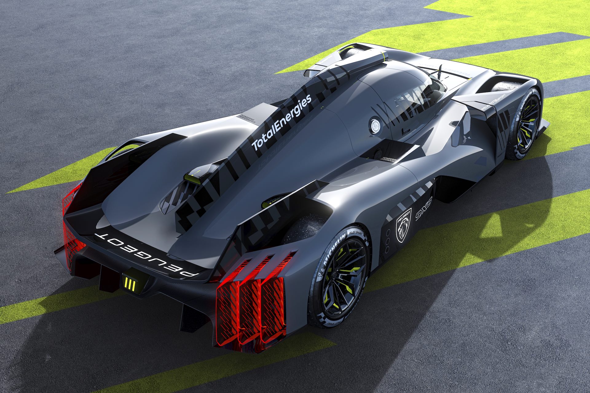 Download 2022 Peugeot 9X8 - Rear Three-Quarter HD Wallpaper 1920x1279 #3