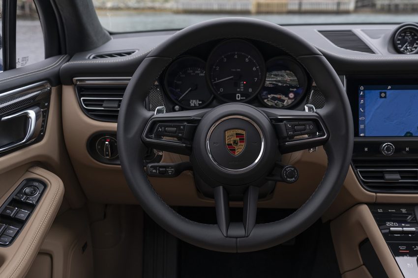 2022 Porsche Macan - Interior, Steering Wheel Wallpaper 850x566 #75