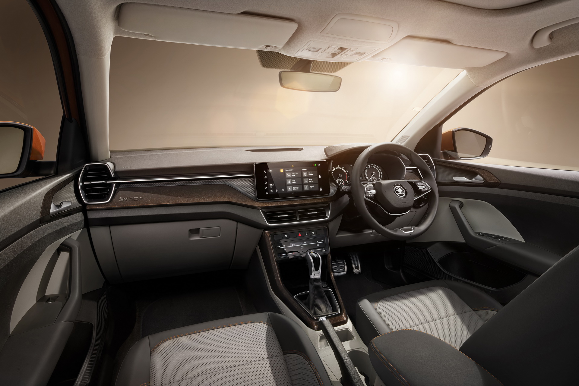 Download 2022 Skoda Kushaq - Interior, Cockpit HD Wallpaper 1920x1281 #23