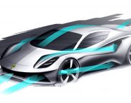 2023 Lotus Emira - Design Sketch Wallpaper 190x150