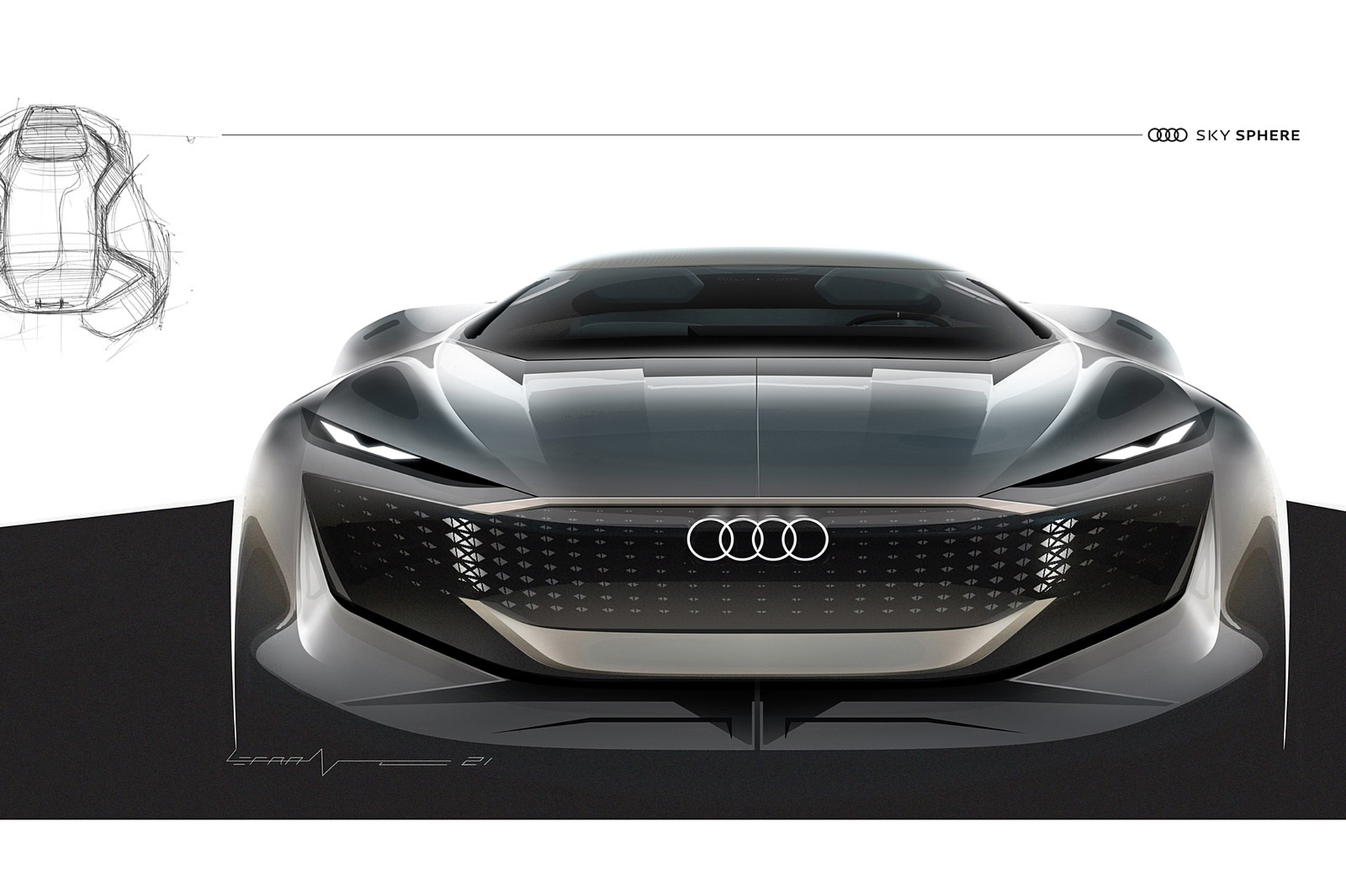 Download 2021 Audi Skysphere Concept - Design Sketch HD Wallpaper 1920x1279 #67