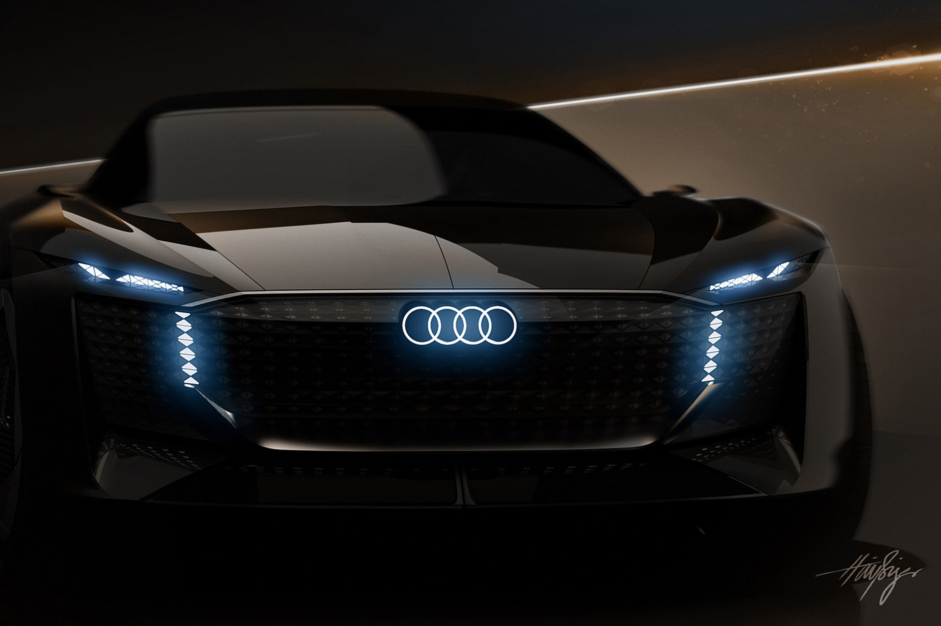 Download 2021 Audi Skysphere Concept - Design Sketch HD Wallpaper 1920x1279 #66