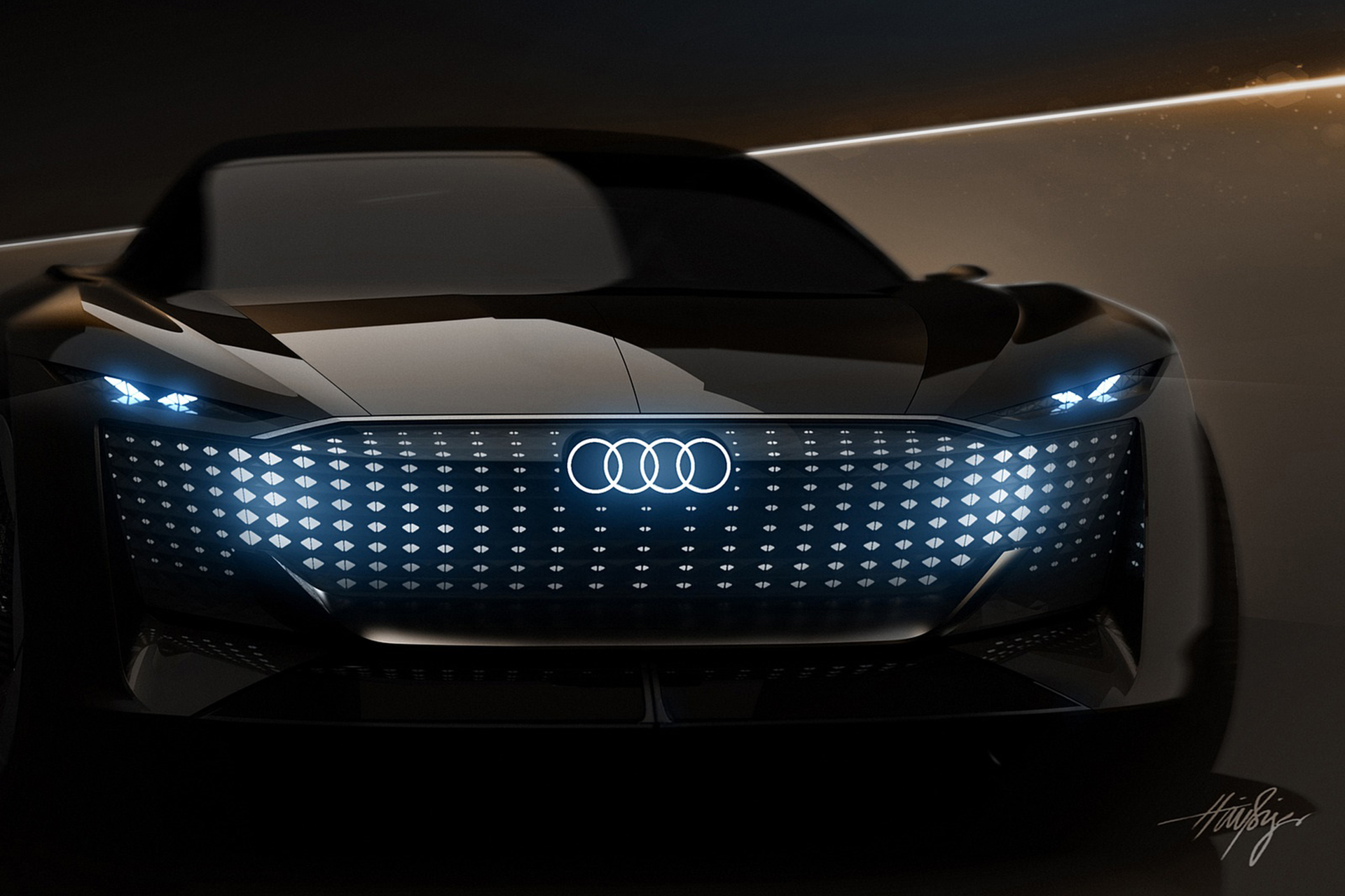 Download 2021 Audi Skysphere Concept - Design Sketch HD Wallpaper 1920x1279 #65