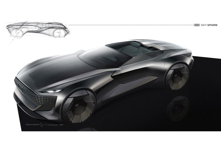 2021 Audi Skysphere Concept - Design Sketch Wallpaper 850x566 #75