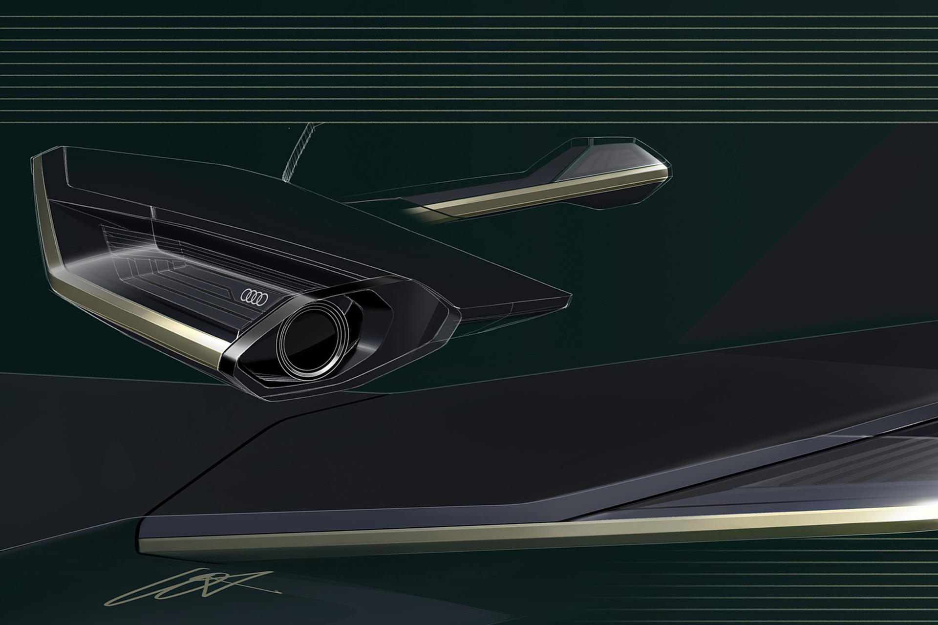 Download 2021 Audi Skysphere Concept - Design Sketch HD Wallpaper 1920x1279 #81
