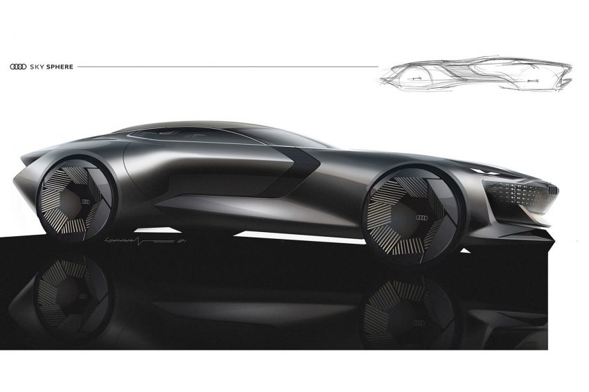 2021 Audi Skysphere Concept - Design Sketch Wallpaper 850x566 #74