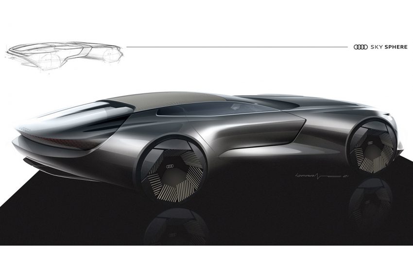 2021 Audi Skysphere Concept - Design Sketch Wallpaper 850x566 #73