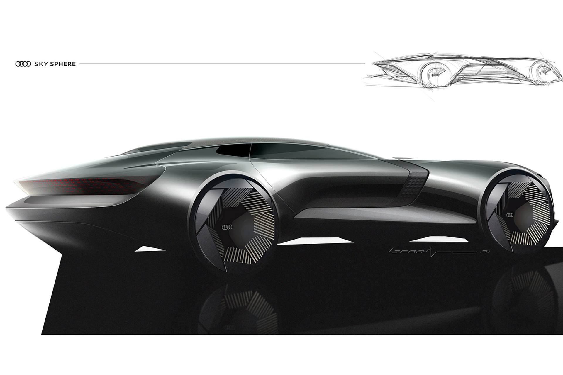 Download 2021 Audi Skysphere Concept - Design Sketch HD Wallpaper 1920x1279 #72
