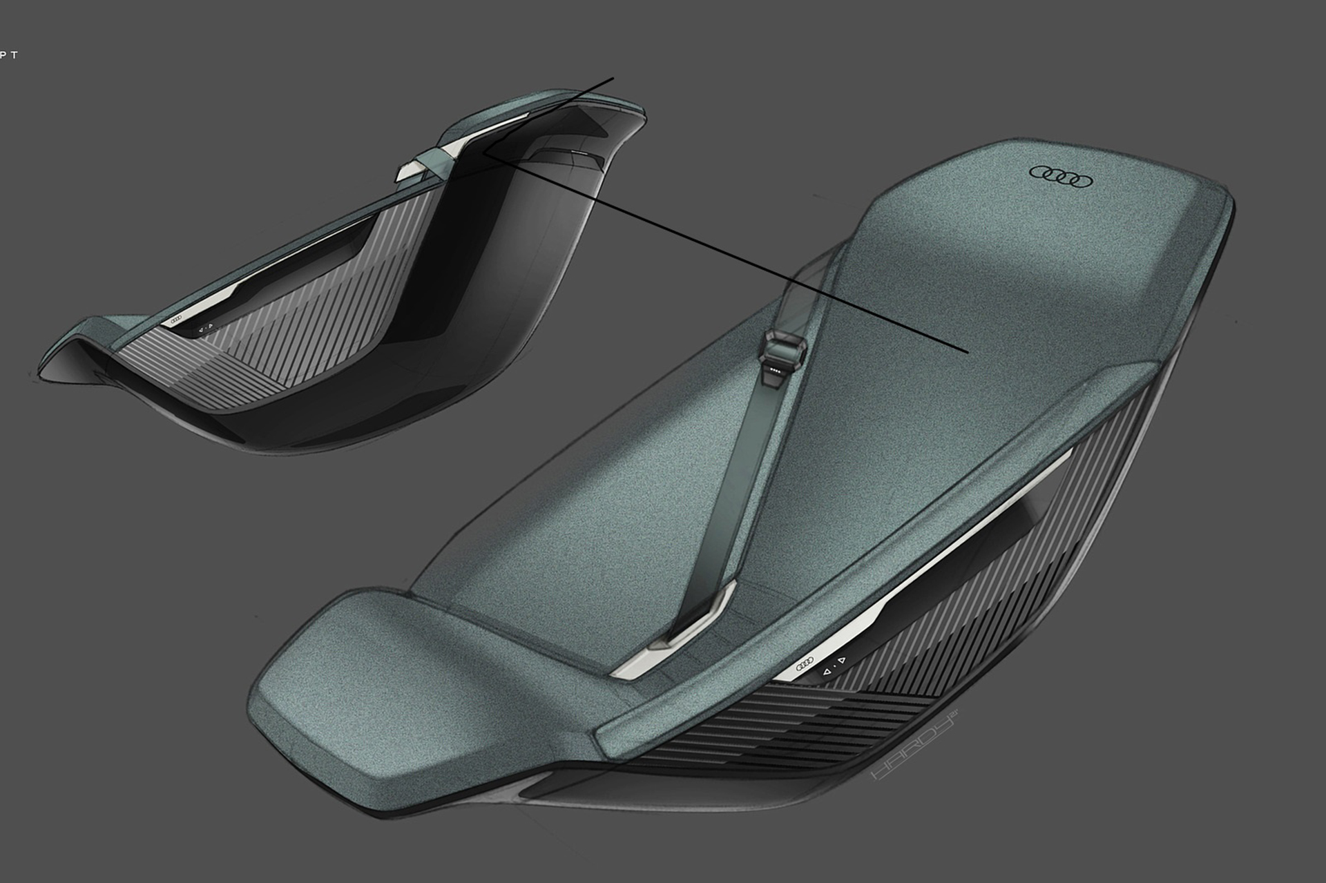 Download 2021 Audi Skysphere Concept - Design Sketch HD Wallpaper 1920x1279 #83