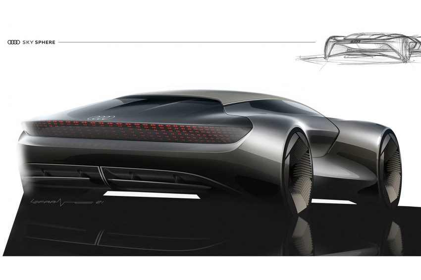 2021 Audi Skysphere Concept - Design Sketch Wallpaper 850x566 #71