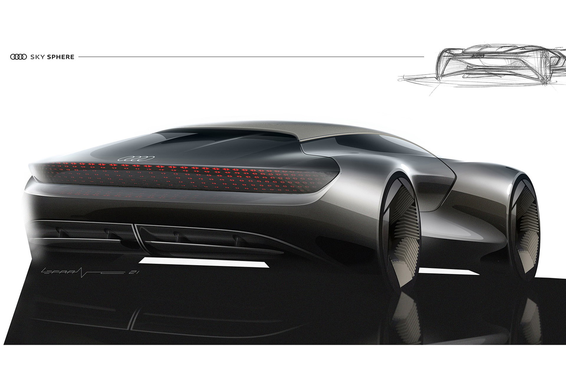 Download 2021 Audi Skysphere Concept - Design Sketch HD Wallpaper 1920x1279 #71