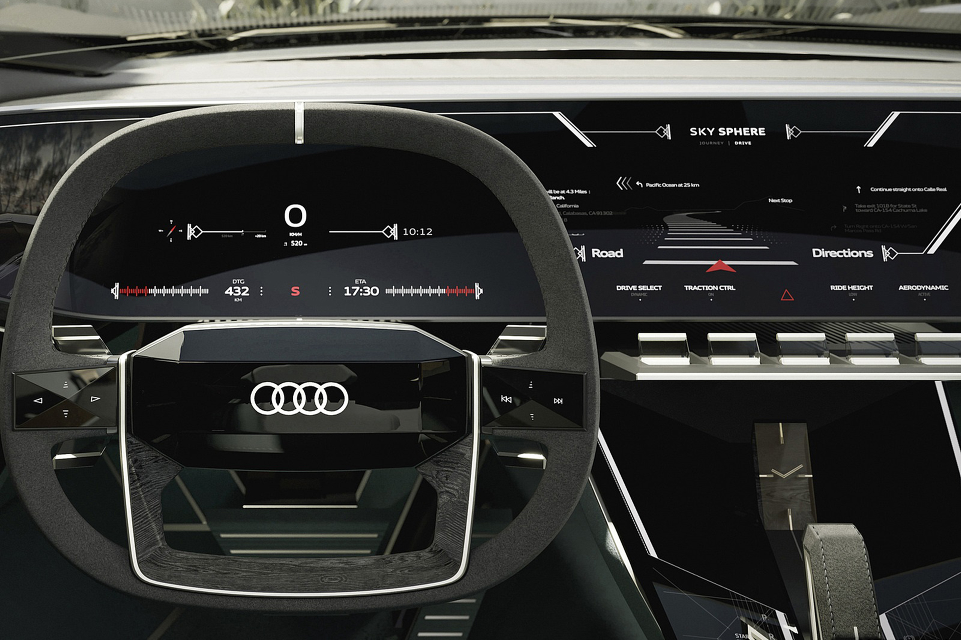 Download 2021 Audi Skysphere Concept - Interior, Cockpit HD Wallpaper 1920x1280 #56