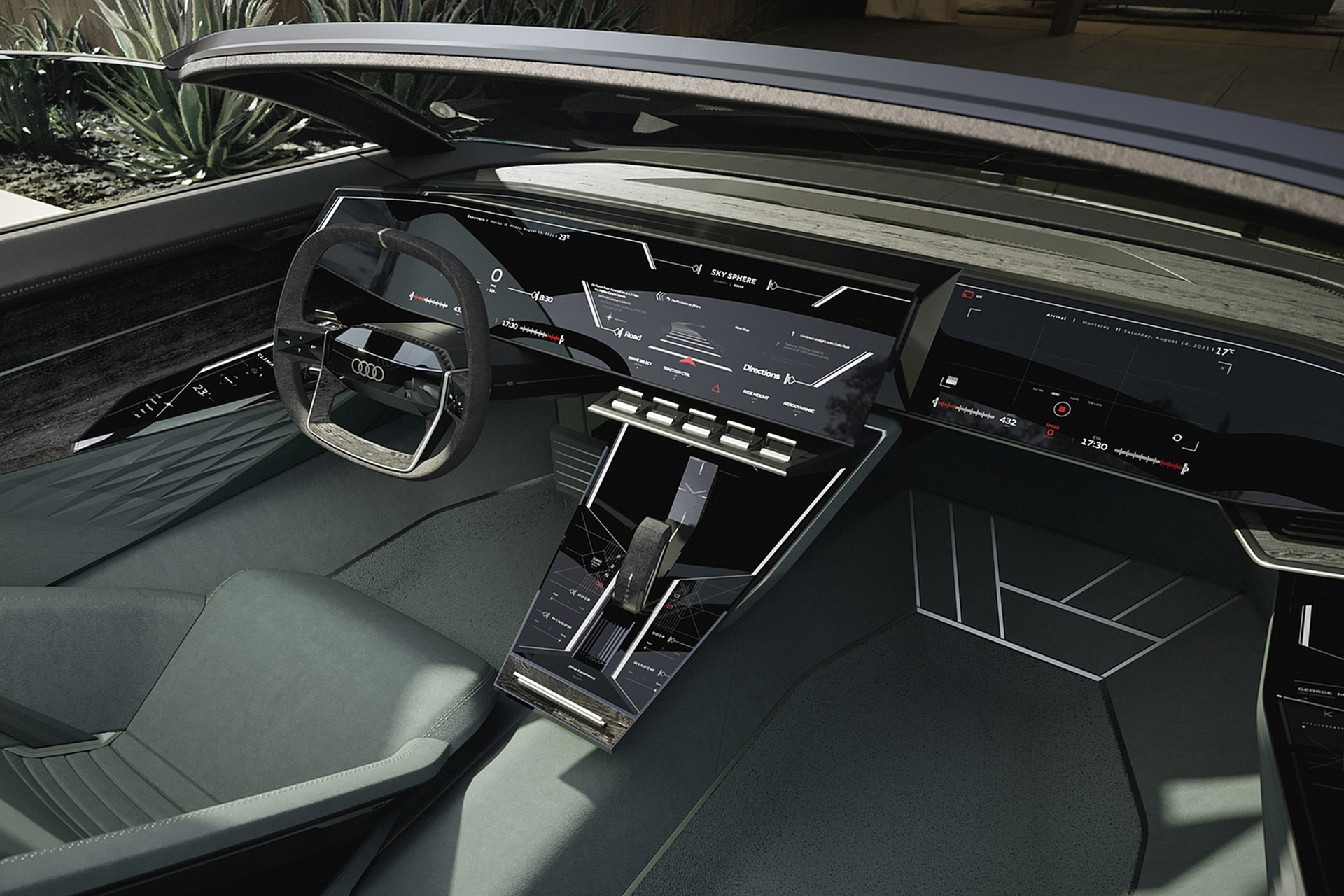 Download 2021 Audi Skysphere Concept - Interior HD Wallpaper 1920x1280 #55