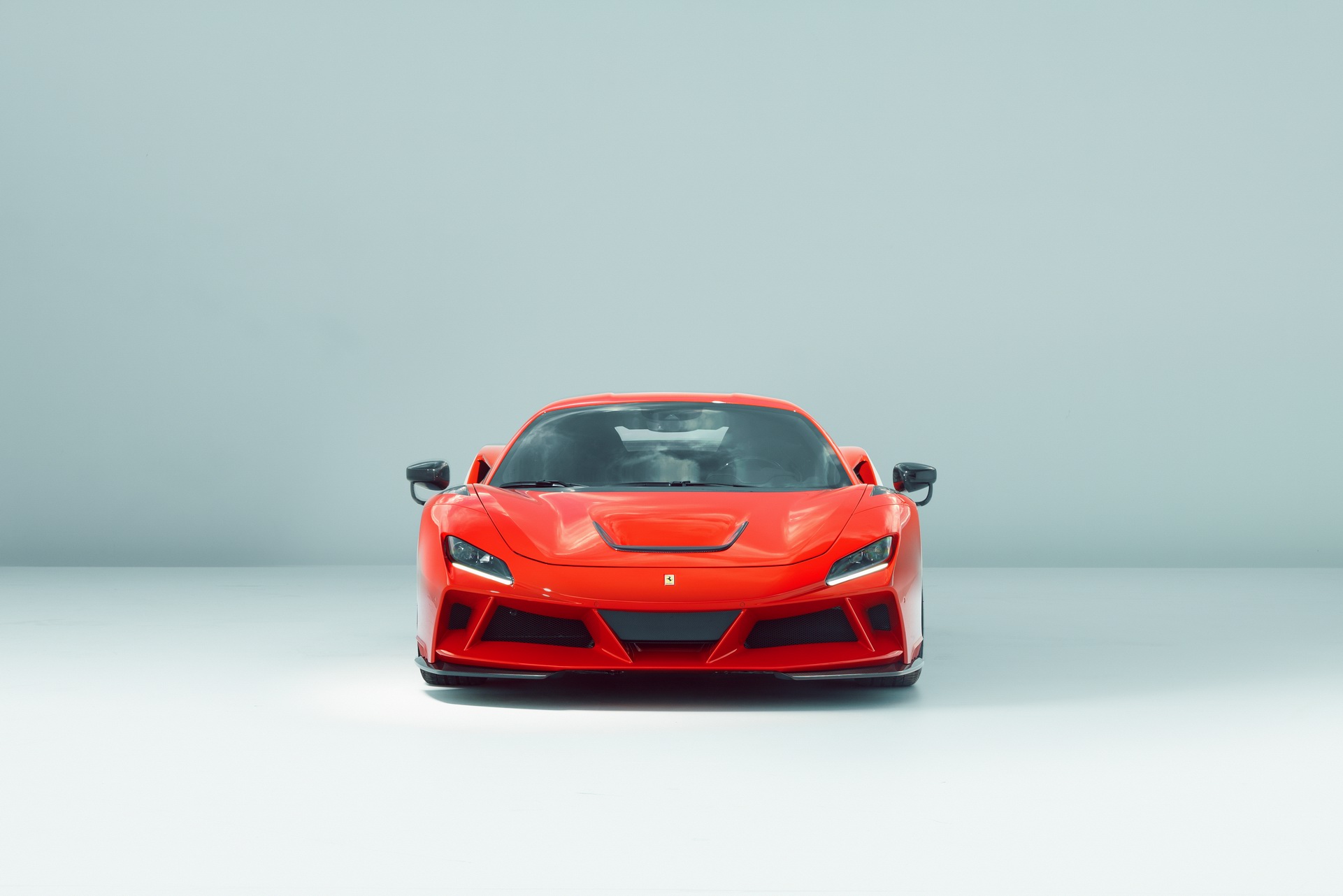 Download 2021 Ferrari F8 Tributo N-Largo by Novitec - Front HD Wallpaper 1921x1282 #11