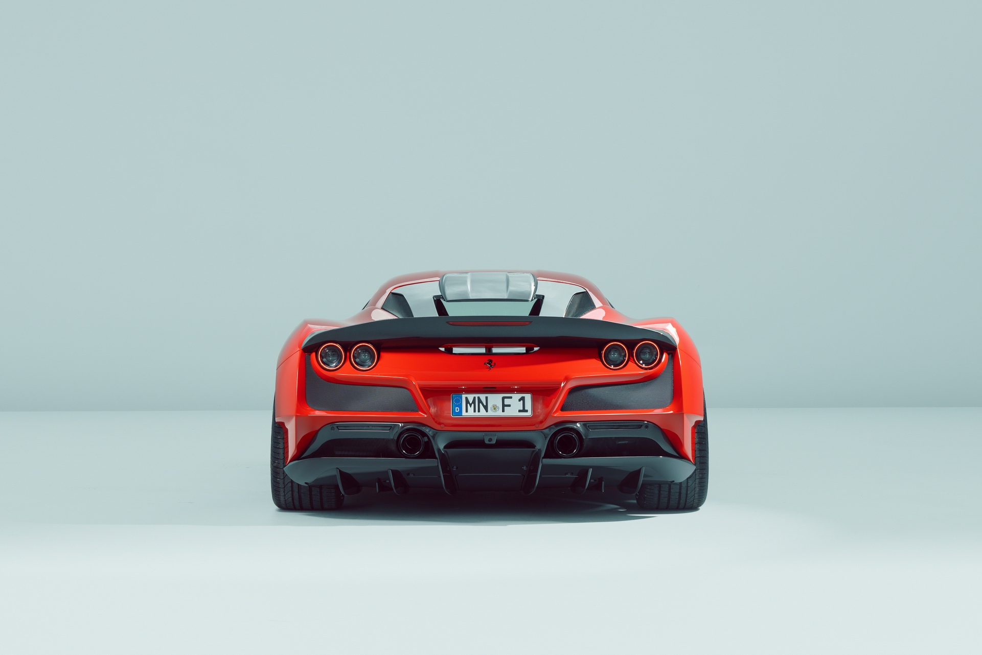 Download 2021 Ferrari F8 Tributo N-Largo by Novitec - Rear HD Wallpaper 1921x1282 #13
