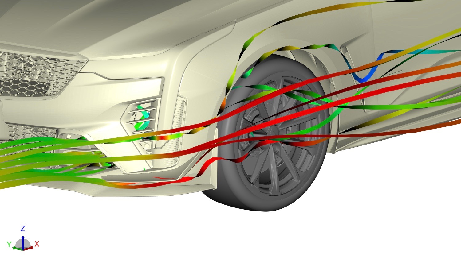 Download 2022 Cadillac CT4-V Blackwing - Aerodynamics HD Wallpaper 1500x844 #75
