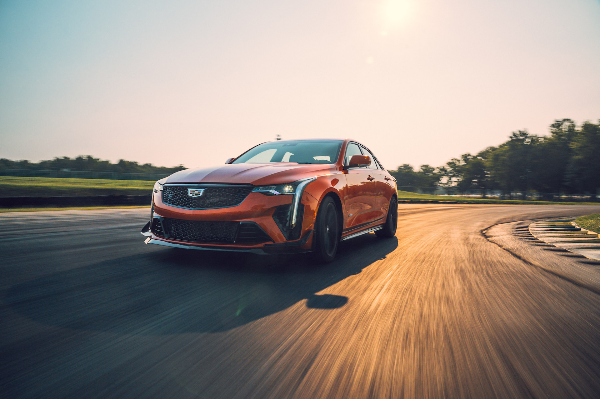 Download 2022 Cadillac CT4-V Blackwing - Front Three-Quarter HD Wallpaper 1920x1277 #10