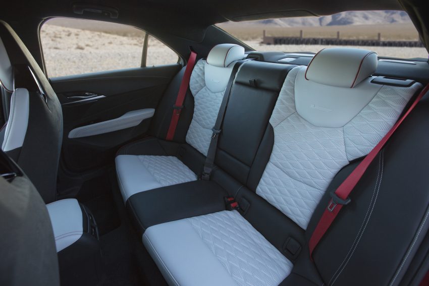 2022 Cadillac CT4-V Blackwing - Interior, Rear Seats Wallpaper 850x567 #71