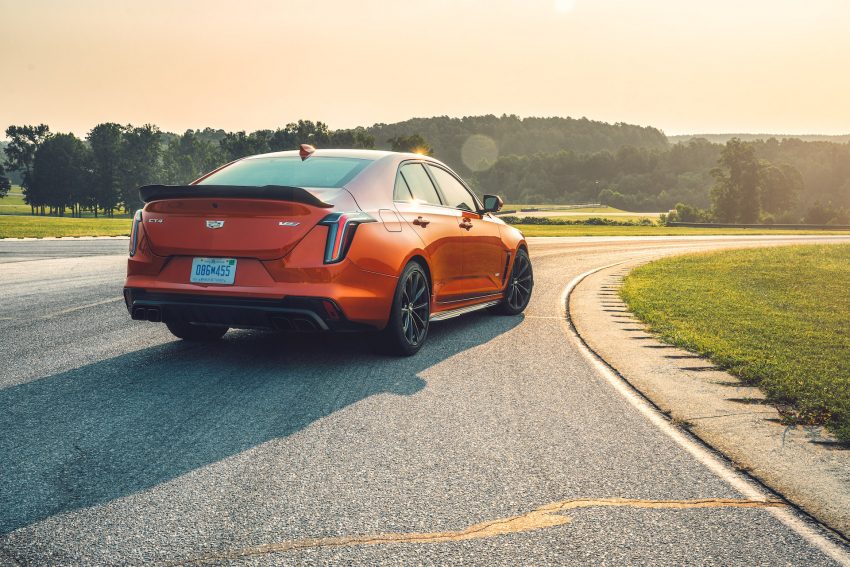 2022 Cadillac CT4-V Blackwing - Rear Three-Quarter HD Wallpapers 850x567 #6 2022 Cadillac CT4-V Blackwing - Rear Three-Quarter Wallpaper 850x567 #6