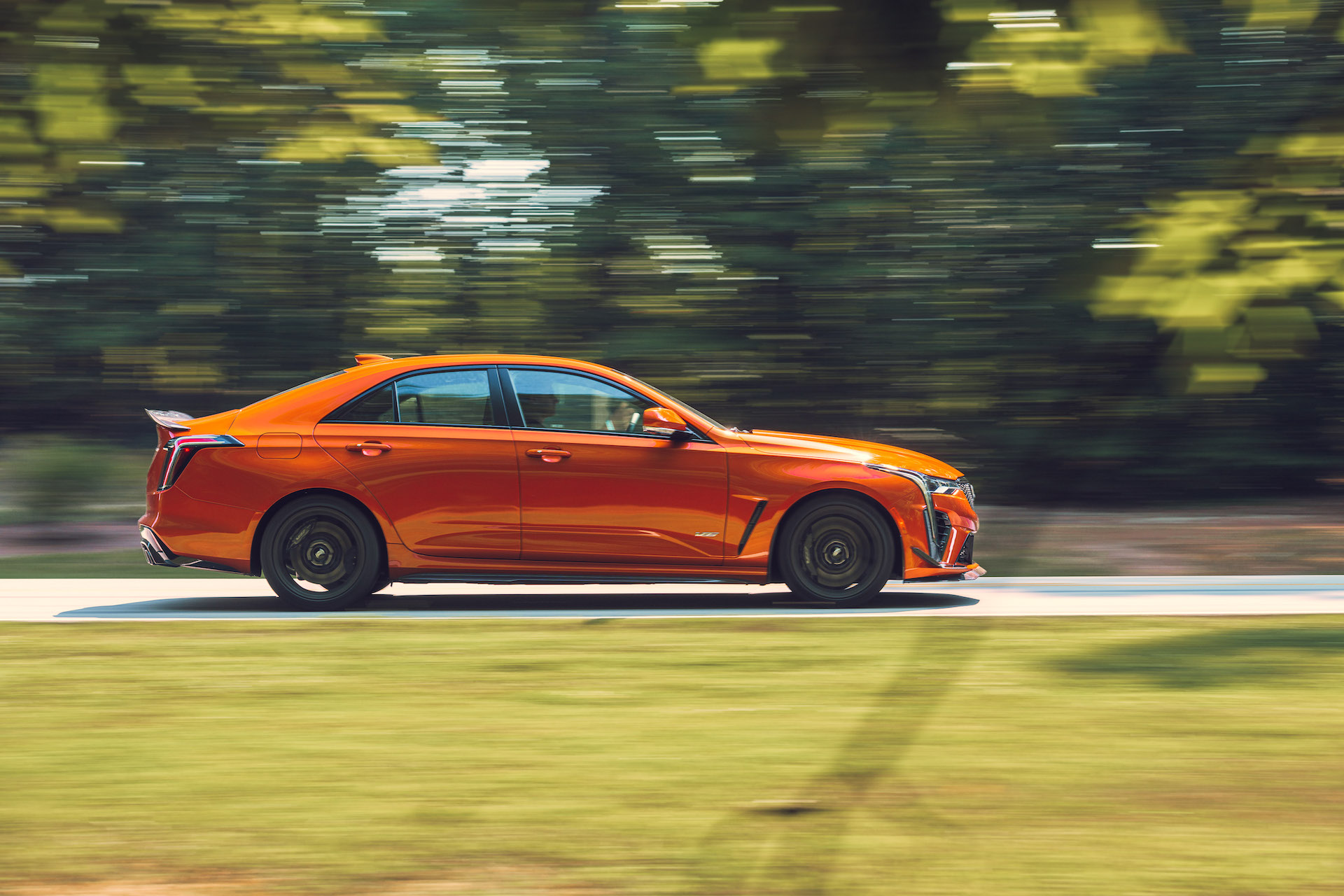 Download 2022 Cadillac CT4-V Blackwing - Side HD Wallpaper 1920x1280 #26