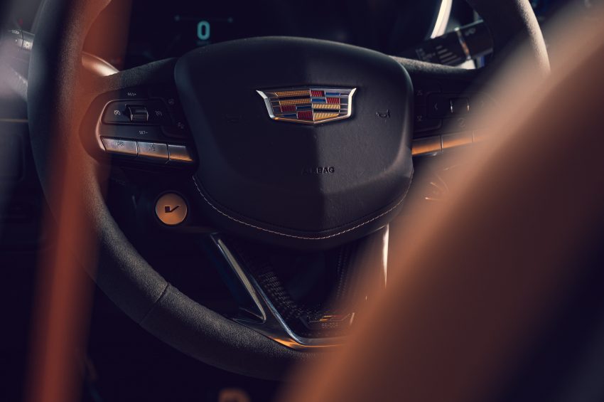 2022 Cadillac CT5-V Blackwing - Interior, Steering Wheel Wallpaper 850x565 #59