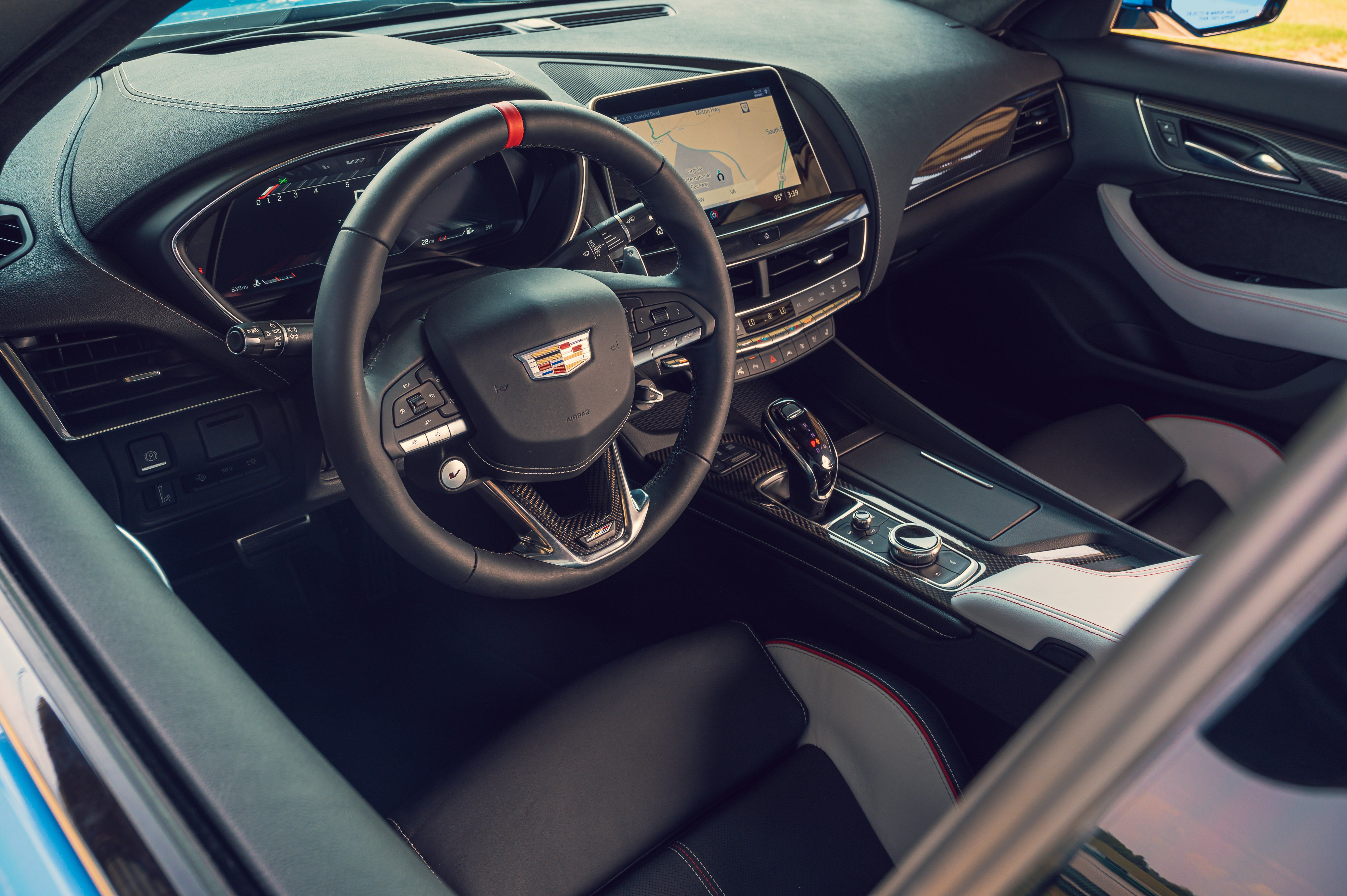 Download 2022 Cadillac CT5-V Blackwing - Interior HD Wallpaper 4000x2661 #49