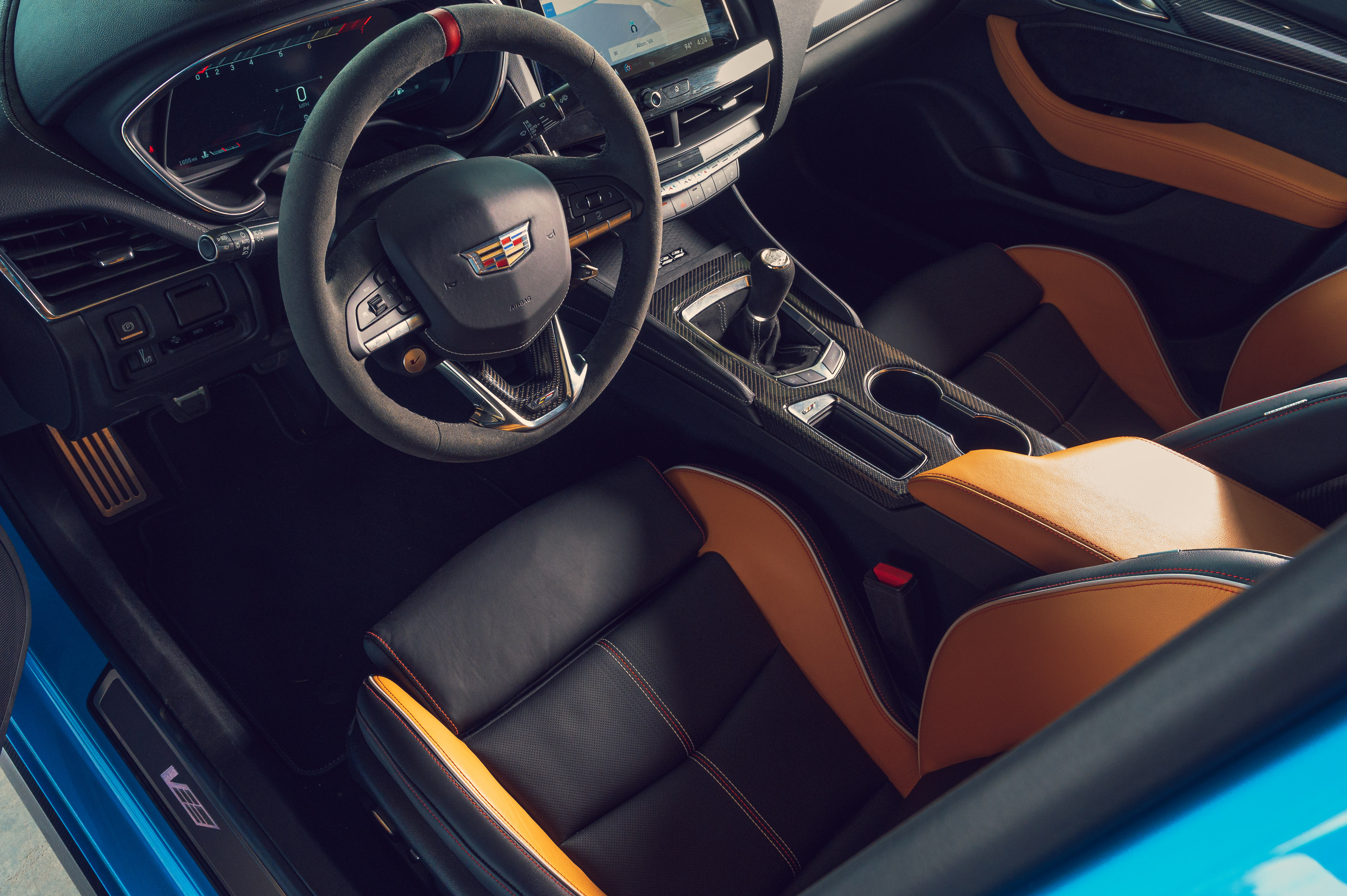 Download 2022 Cadillac CT5-V Blackwing - Interior HD Wallpaper 4000x2661 #50