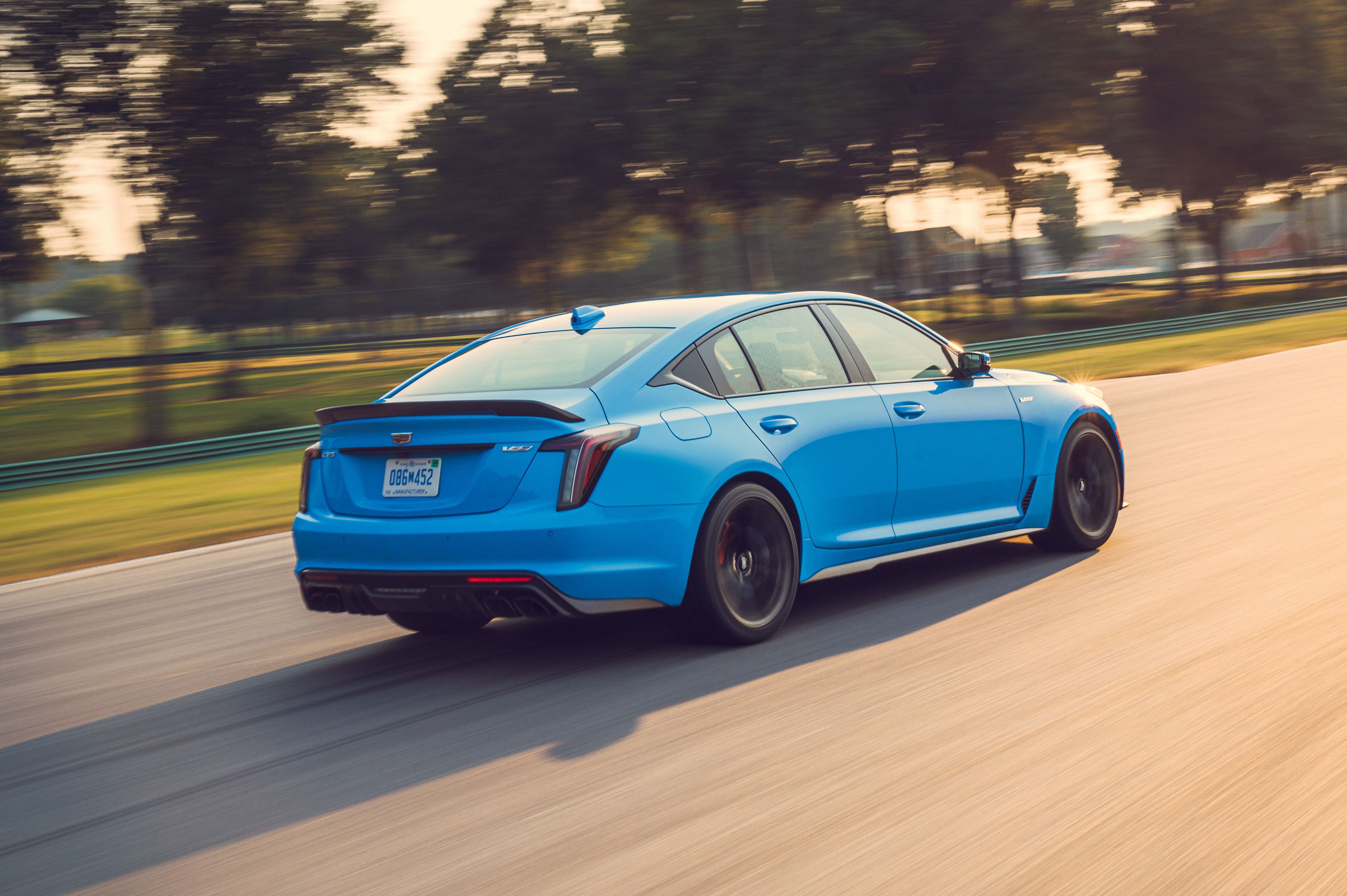 Download 2022 Cadillac CT5-V Blackwing - Rear Three-Quarter HD Wallpaper 4000x2661 #40