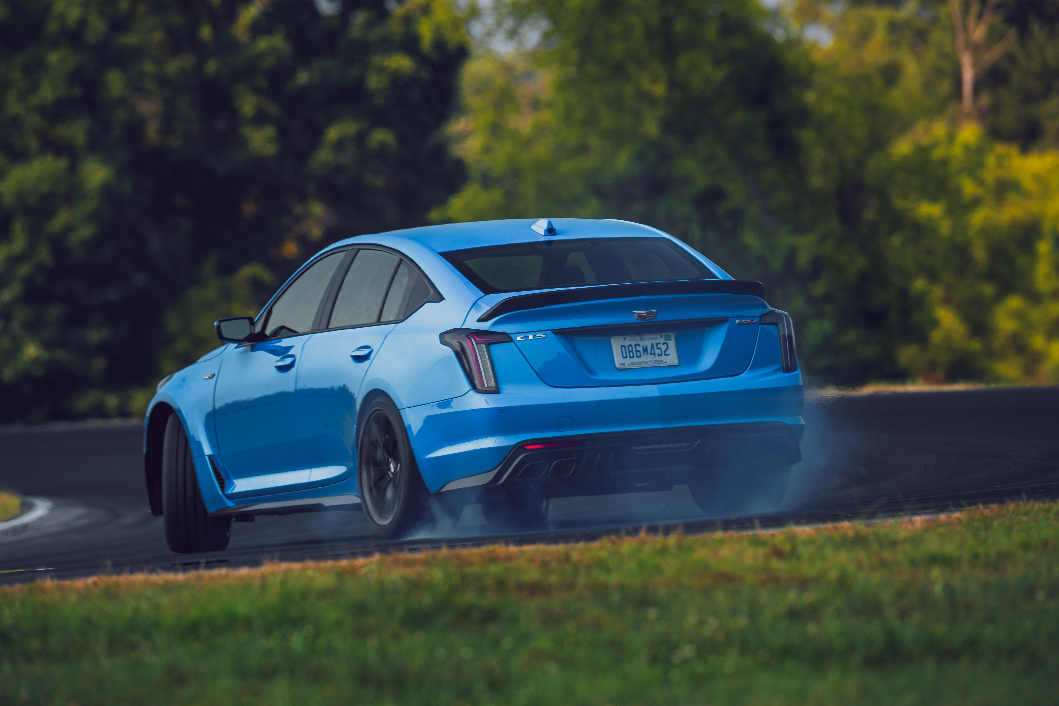 Download 2022 Cadillac CT5-V Blackwing - Rear Three-Quarter HD Wallpaper 4000x2667 #12